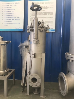 스테인레스 스틸 수직 스트레이너 80mm 내부 지름과 함께 흐름 樹脂 필터